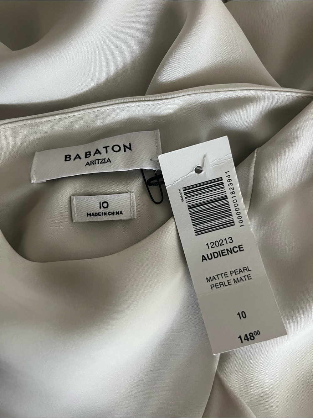 Aritzia Audience Satin Maxi Halter Dress - Picture 3 of 3